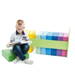 10 Poufs Carrés Avec Bac Rangement -KIDEA BOUTIQUE 10 poufs carres avec bac rangement 2