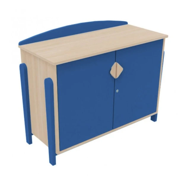 Armoire basse colorée pour collectivité Armoire Basse Colorée Pour Collectivité -KIDEA BOUTIQUE armoire basse coloree pour collectivite avec cles 1