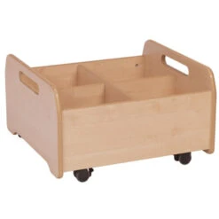 Bac à Albums Sur Roulettes