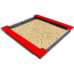 Bac à Sable Carré Avec Bancs