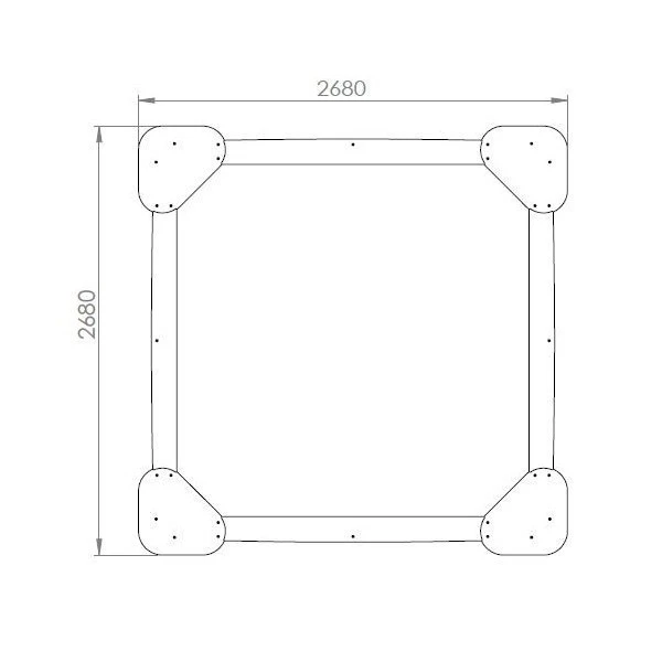 Bac à sable carré standard Bac à Sable Carré Standard -KIDEA BOUTIQUE bac a sable carre standard 3