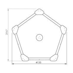 Bac à Sable Pentagone 3 Bac à Sable Pentagone -KIDEA BOUTIQUE bac a sable pentagone 3