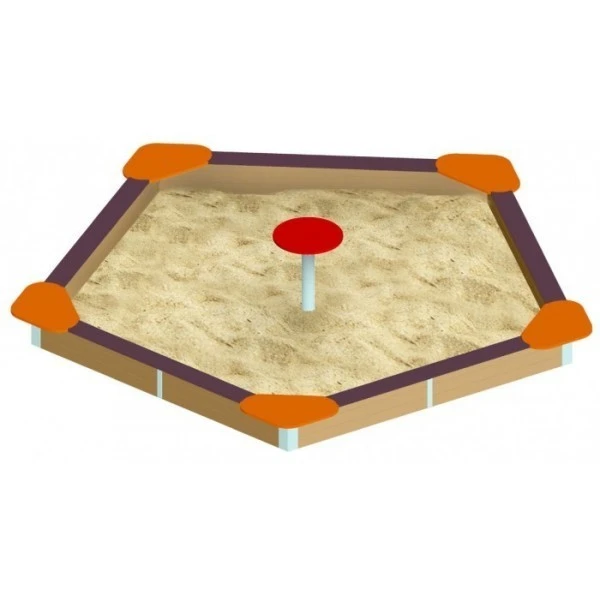 Bac à sable pentagone Bac à Sable Pentagone -KIDEA BOUTIQUE bac a sable pentagone
