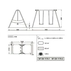 Balançoire 2 Places 3 Balançoire 2 Places -KIDEA BOUTIQUE balancoire 2 places 3