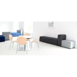Banquette Tissu 3 Places -KIDEA BOUTIQUE banquette collectivite 3 places 6