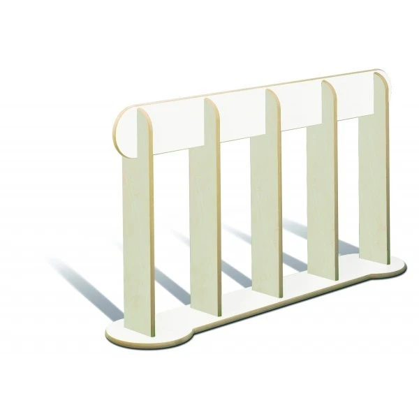 Barrière de délimitation blanche et bois Barrière De Délimitation Blanche Et Bois -KIDEA BOUTIQUE barriere de delimitation blanche et bois