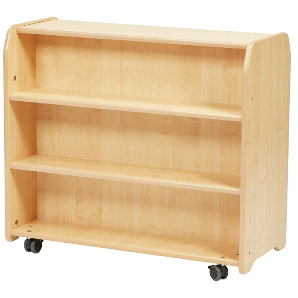 Bibliothèque mobile 2 faces : présentoire et rangement Bibliothèque Mobile 2 Faces : Présentoire Et Rangement -KIDEA BOUTIQUE bibliotheque mobile 2 faces presentoir et rangement 1