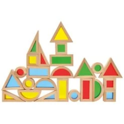 Blocs Construction Multicolores Translucides