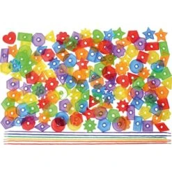 Boutons Colorés Translucides à Lacer