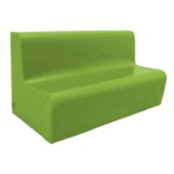 Canapé 3 Places En Mousse Avec Dossier Et Bords Arrondis