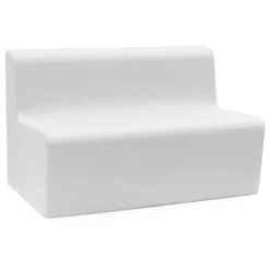 Canapé Blanc 2 Places - Adulte