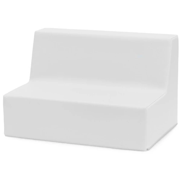 Canapé blanc 2 places - 3 ans Canapé Blanc 2 Places - 3 Ans -KIDEA BOUTIQUE canape blanc creche salle snoezelen
