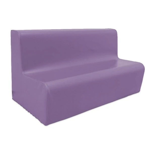 Canapé double en mousse avec dossier et bords arrondis Canapé Double En Mousse Avec Dossier Et Bords Arrondis -KIDEA BOUTIQUE canape double en mousse avec dossier et bords arrondis 1