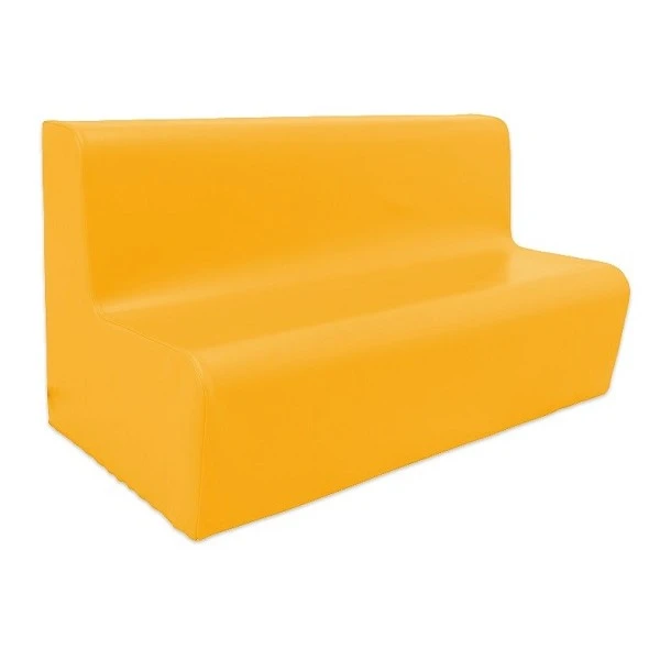 Canapé double en mousse avec dossier et bords arrondis Canapé Double En Mousse Avec Dossier Et Bords Arrondis -KIDEA BOUTIQUE canape double en mousse avec dossier et bords arrondis 12