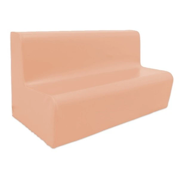 Canapé double en mousse avec dossier et bords arrondis Canapé Double En Mousse Avec Dossier Et Bords Arrondis -KIDEA BOUTIQUE canape double en mousse avec dossier et bords arrondis 6