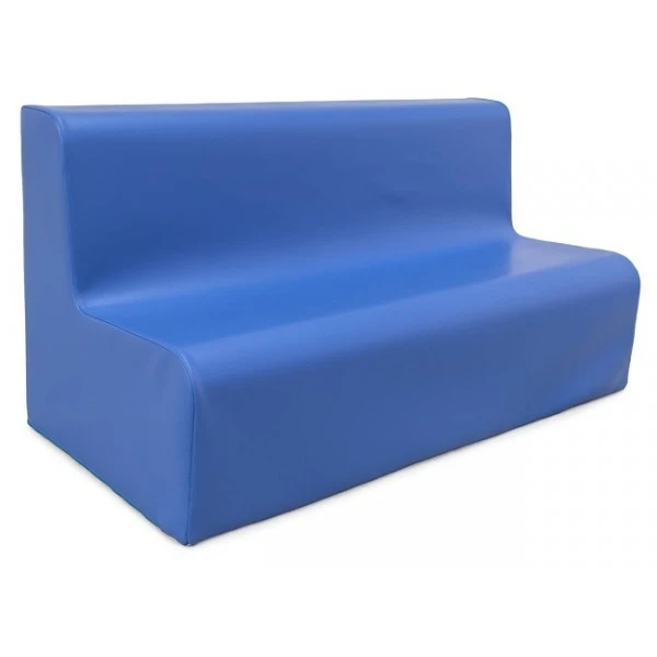 Canapé double en mousse avec dossier et bords arrondis Canapé Double En Mousse Avec Dossier Et Bords Arrondis -KIDEA BOUTIQUE canape double en mousse avec dossier et bords arrondis