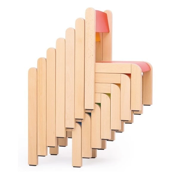 Chaise empilable - T1 Chaise Empilable - T1 -KIDEA BOUTIQUE chaise creche empilable t0 5