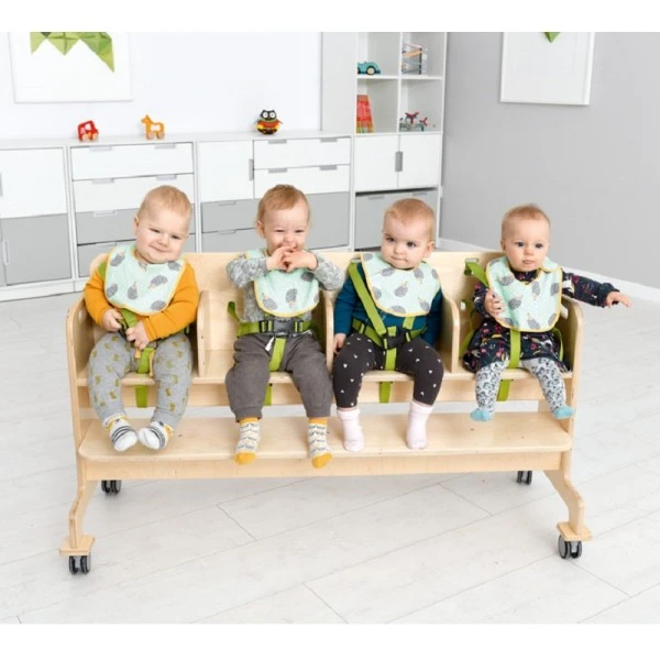 Chaise haute crèche 4 places Chaise Haute Crèche 4 Places -KIDEA BOUTIQUE chaise haute creche 4 places 3