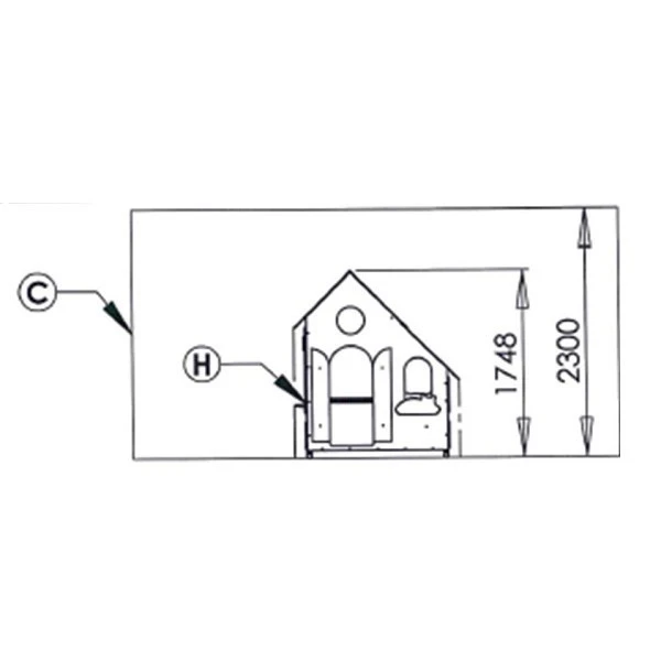 Chalet Wikicat Chalet Wikicat -KIDEA BOUTIQUE chalet exterieur wikicat 1