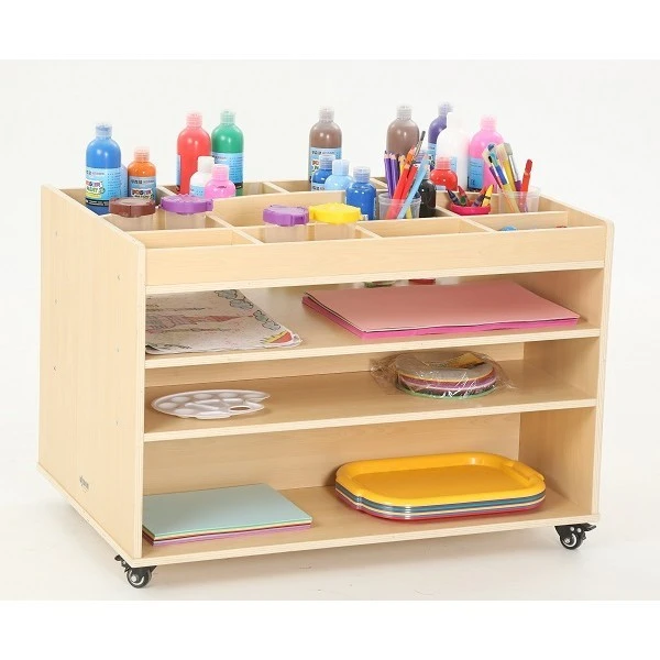 Meuble fonctionnel collectivité Meuble Fonctionnel Collectivité -KIDEA BOUTIQUE chariot multifonction double face 3