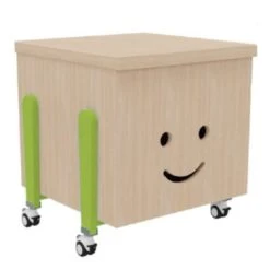 Coffre à Jouets Collectivité -KIDEA BOUTIQUE coffre a jouets avec roulettes 2