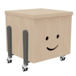 Coffre à Jouets Collectivité -KIDEA BOUTIQUE coffre a jouets avec roulettes 3