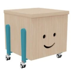 Coffre à Jouets Collectivité -KIDEA BOUTIQUE coffre a jouets avec roulettes 4