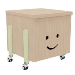 Coffre à Jouets Collectivité -KIDEA BOUTIQUE coffre a jouets avec roulettes 5