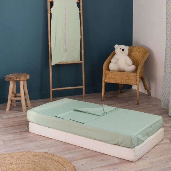 Lot de 4 - Combi drap matelas crèche / maternelle Lot De 4 - Combi Drap Matelas Crèche / Maternelle -KIDEA BOUTIQUE combi drap matelas creche maternelle 3