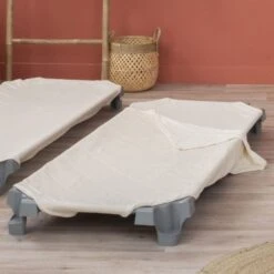 Lot De 3 - Couverture Sac Couchette Coton Bio -KIDEA BOUTIQUE couverture sac couchette coton bio 2