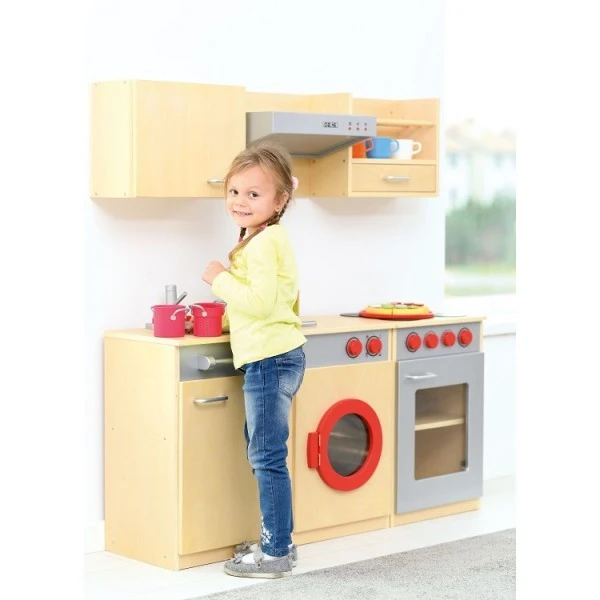 Cuisine en bois enfant Cuisine En Bois Enfant -KIDEA BOUTIQUE cuisine jeu imitation maternelle 1