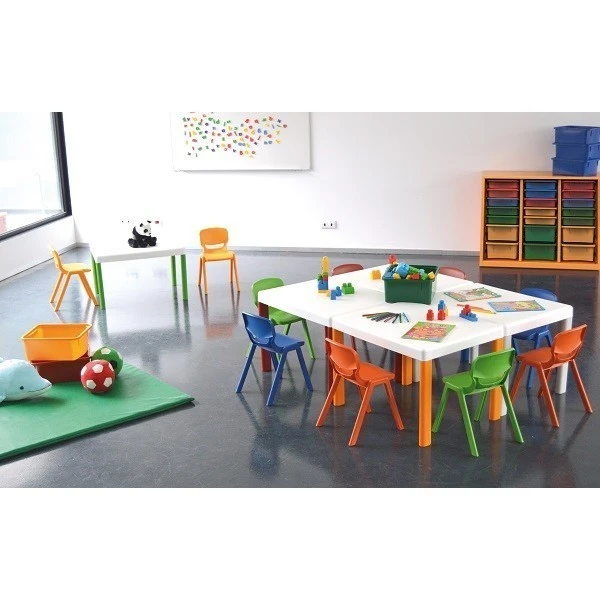 Ensemble 1 table et 2 chaises empilables Ensemble 1 Table Et 2 Chaises Empilables -KIDEA BOUTIQUE ensemble 1 table et 2 chaises en polypropylene 1