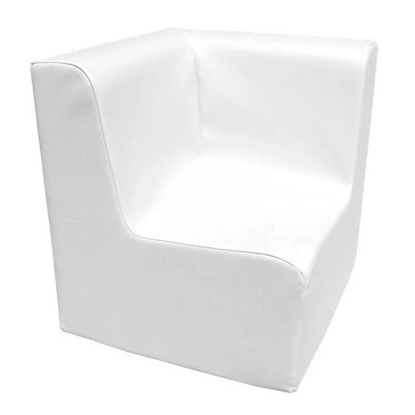 Fauteuil d'angle blanc - 3 ans Fauteuil D'angle Blanc - 3 Ans -KIDEA BOUTIQUE fauteuil d angle creche