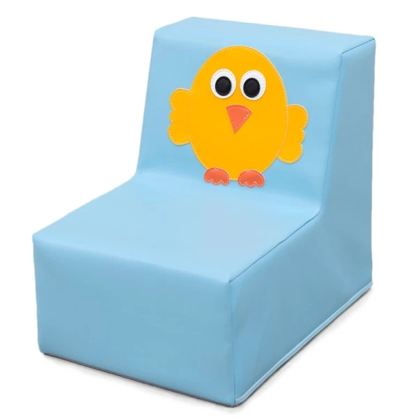 Fauteuil en mousse - Motif Oiseau jaune Fauteuil En Mousse - Motif Oiseau Jaune -KIDEA BOUTIQUE fauteuil en mousse motif oiseau jaune