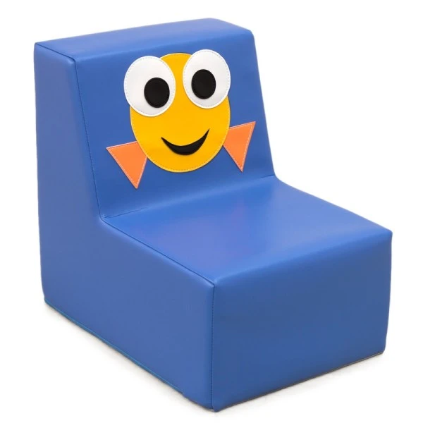 Chauffeuse en mousse - Motif poisson Chauffeuse En Mousse - Motif Poisson -KIDEA BOUTIQUE fauteuil en mousse motif poisson jaune 1