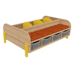 Grand Banc Avec Bacs à Albums -KIDEA BOUTIQUE grand banc avec bacs a albums 10