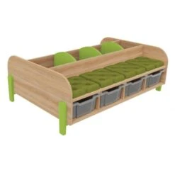 Grand Banc Avec Bacs à Albums -KIDEA BOUTIQUE grand banc avec bacs a albums 9