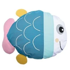 Grand Coussin Doux Poisson