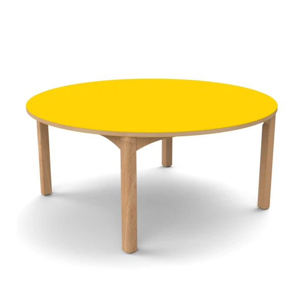 Table ronde crèche diam. 120 cm Table Ronde Crèche Diam. 120 Cm -KIDEA BOUTIQUE grande table ronde creche 6
