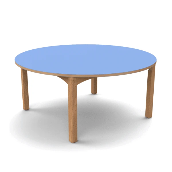 Table ronde maternelle diam. 120 cm Table Ronde Maternelle Diam. 120 Cm -KIDEA BOUTIQUE grande table ronde maternelle 1