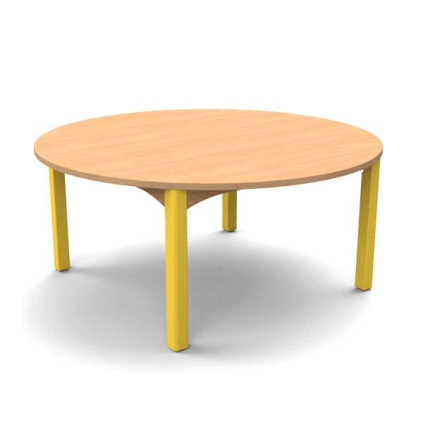 Table ronde maternelle diam. 120 cm Table Ronde Maternelle Diam. 120 Cm -KIDEA BOUTIQUE grande table ronde maternelle 3
