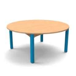 Table Ronde Maternelle Diam. 120 Cm 6 Table Ronde Maternelle Diam. 120 Cm -KIDEA BOUTIQUE grande table ronde maternelle 6