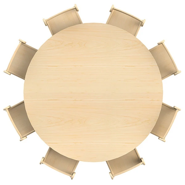 Grande table ronde Millhouse et 8 chaises T0 ou T1 Grande Table Ronde Millhouse Et 8 Chaises T0 Ou T1 -KIDEA BOUTIQUE grande table ronde millhouse et 8 chaises t0 ou t1