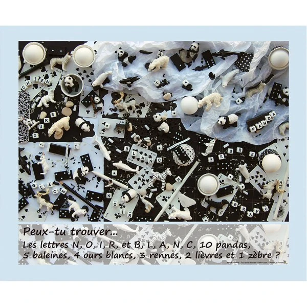 Lot 2 Jeux cherche et trouve - NB et Coquillages Lot 2 Jeux Cherche Et Trouve - NB Et Coquillages -KIDEA BOUTIQUE jeu cherche et trouve noir et blanc