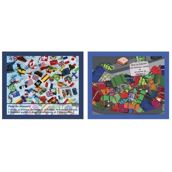 Lot 2 Jeux cherche et trouve - Voyage Lot 2 Jeux Cherche Et Trouve - Voyage -KIDEA BOUTIQUE jeu cherche et trouve voyage 1