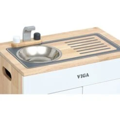 Evier En Bois Enfant -KIDEA BOUTIQUE jeu maternelle evier 2