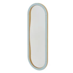 Miroir Déformant Enfant Oval Bleu
