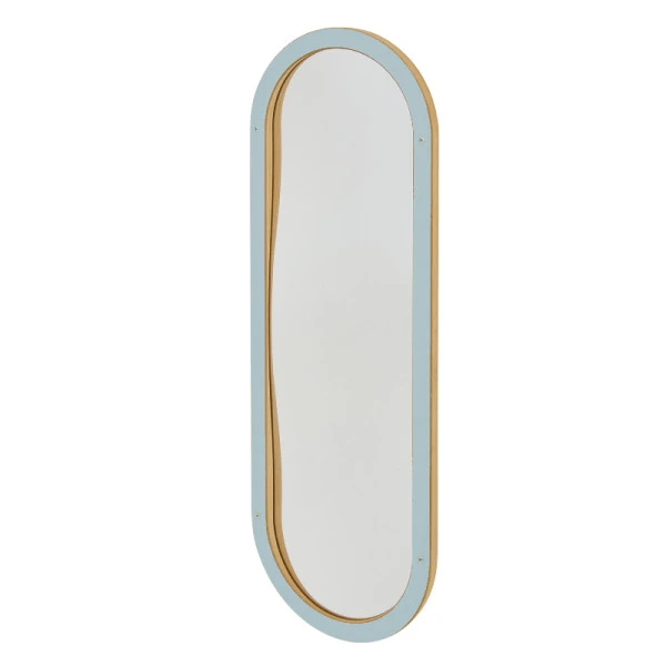 Miroir déformant Enfant Oval bleu Miroir Déformant Enfant Oval Bleu -KIDEA BOUTIQUE jeu mural bois miroir deformant enfant oval vert
