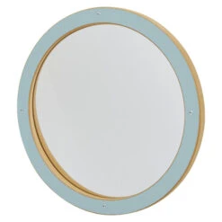Miroir Déformant Enfant Rond Bleu