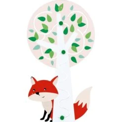 Jeu Mural En Bois Renard
